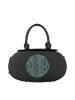 usha BLACK LABEL Women Handbag in Black Green