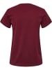 Hummel Hummel T-Shirt S/S Hmlbooster Damen Atmungsaktiv in CABERNET