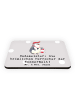 Mr. & Mrs. Panda Magnet Bademeister Herrscher mit Spruch in Grau Pastell