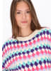 myMo Sweater in turquoise multicolor