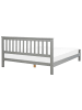 Beliani Doppelbett MAYENNE in Grau - (W) 169 x (H) 88 x (L) 208 cm