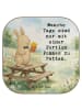 Mr. & Mrs. Panda Coaster Hase Pommes Design mit Spruch in Weiß