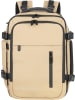 normani Erweiterbarer Handgepäck-Rucksack 20 Liter Nikaho in Beige