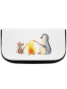 Mr. & Mrs. Panda Organizer Tasche Pinguin Lagerfeuer ohne Spruch in Weiß