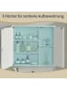 SONGMICS HOME Badezimmerschrank Kadin in Weiß - (B)15 x (H)55 x (T)60 cm
