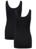 JACQUELINE de YONG Tank Top 2-er Stück Pack Ärmelloses Basic Shirt Set JDYAVA in Schwarz-2