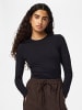 Pieces Oberteil mit langen Ärmeln in Black