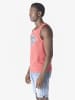 KOROSHI Herren baumwolle print tanktop in rosa