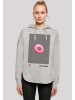 F4NT4STIC Oversized Hoodie 3D PINK RING in grau