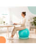 relaxdays Gymnastikball Set in Türkis - Ø 65 cm