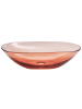 Beliani Waschbecken MOENGO in Transparent/Rot - (W) 54 x (H) 15 x (L) 36 cm