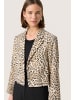 Soaked in Luxury Blazer SLShirley Relaxed fit in Leopard Print