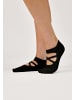 SNOCKS Pilates Socken mit Riemchen 2 Paar in Mix (Schwarz/Grau)