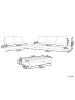 Beliani 3-tlg Lounge Set MARETTIMO in Beige/Braun