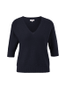 s.Oliver Strickpullover kurzarm in Blau