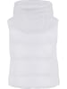 Urban Classics Urban Classics Ladies Recycled Shiny Puffer Vest with Hood in white