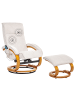 Beliani Massagestuhl HERO in Beige/Braun - (W) 51 x (H) 102 x (L) 80 cm