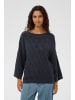 Soaked in Luxury Strickpullover SLRava Baggy fit in India Ink