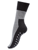 Vincent Creation® ABS Socken 4 Paar Stoppersocken in Schwarz/Grau