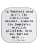 Mr. & Mrs. Panda Glasuntersetzer Spruch Dankbarkeit für kleine D... in Weiß