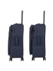 D&N Travel Line 9704 4 Rollen Trolley M 68 cm mit Dehnfalte in dark blue