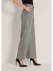 MADELEINE Glencheck-Hose mit weitem Bein in grau / multicolor