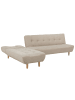 Beliani Modulsofa ALSTEN in Beige/Braun - (W) 257 x (H) 41 x (L) 161 cm