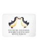 Mr. & Mrs. Panda Magnet Pinguin Liebe mit Spruch in Weiß