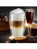 Creano 4er Set Doppelwandgläser s-hoch, 250ml Glas