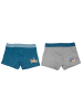 United Labels 2er Pack Paw Patrol Boxershorts in blau/grau