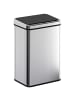 HOMCOM Elektrischer Mülleimer in Silber 35,5L x 26B x 55H cm