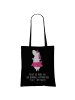 Mr. & Mrs. Panda tasche baumwolle Einhorn Ballerina mit Spruch in Schwarz