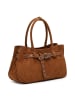 Tamaris TAS Melina Schultertasche Leder 39 cm in cognac