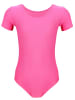 Aquarti Mädchen Gymnastikanzug Kurzarm in magenta