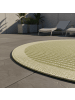 KADIMA DESIGN Teppich Outdoor Waschbar Einfarbig ORIANA Strapazierfähig OEKO-TEX in Grün