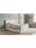 Feldmann-Wohnen Bett Belluno Elegante Kiefer weiß lackiert 110 / 214 / 95cm