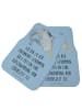 Mr. & Mrs. Panda Autoteppich Narwal mit Spruch in Blau Pastell