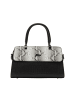 faina Women Handbag in Black White