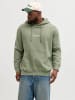 JACK & JONES PLUS Kapuzenpullover in Vetiver