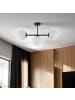 Licht-Erlebnisse Deckenlampe (B)16 x (L)67 x (H)37 cm in Schwarz Weiß