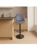 VASAGLE 4er-Set:Barhocker Tyra in Grau - (B)43 x (H)(88-108) x (T)46.5 cm