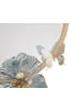 Mauro Ferretti Wandspiegel mit mehrfarbigen Metallblumen, 63 x 6,4 x 70,5 cm