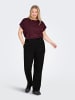 ONLY Carmakoma Hose mit weitem Beinschnitt in Black