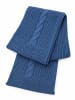 collezione alessandro Winterschal " Warm " in blau