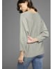 Laura Scott Fledermauspullover in khaki-melange