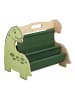 relaxdays Bücherregal Kinder "Dino" in Grün/ Natur - (B)44 x (H)34 x (T)31 cm