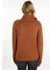 myMo Damen Strickpullover in Hellbraun