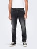 Only&Sons Regular Fit Jeans Straight Denim Stretch Pants ONSWEFT in Grau