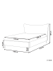Beliani Doppelbett CHALEIX in Rosa/Gold - (W) 168 x (H) 109 x (L) 212 cm