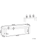 Beliani Gartenbank OSTUNI in Grau/Braun - (W) 160 x (H) 45 x (L) 40 cm